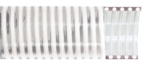 PVC FOOD GRADE CORRUGATED SUCTION & DISCHARGE HOSE 1-1/2" Corrugated PVC 50 psi